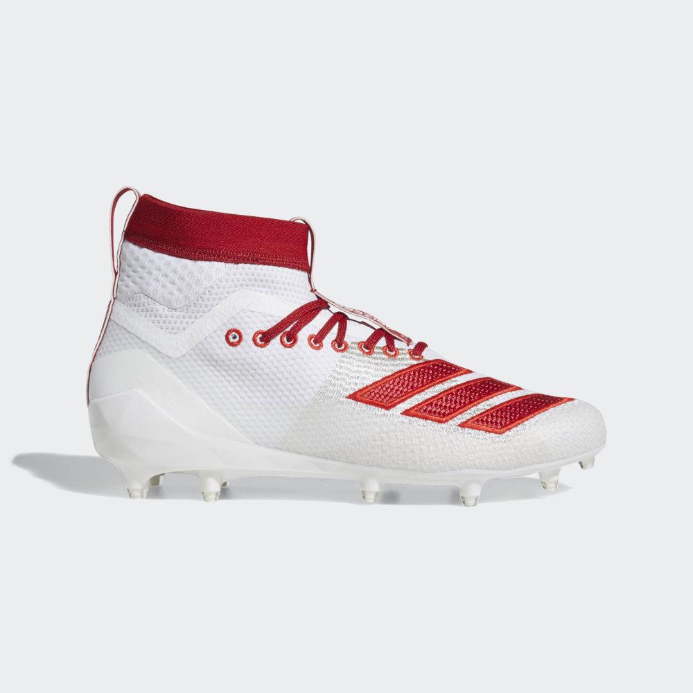 Adidas Men's Adizero 8.0 SK Football Boots White/Red Ireland D97031